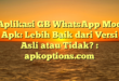 Aplikasi GB WhatsApp Mod Apk: Lebih Baik dari Versi Asli atau Tidak? : apkoptions.com